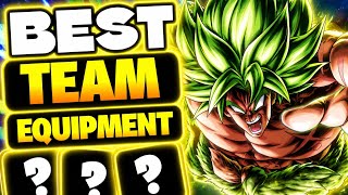 BEST TEAM BUILD AND EQUIPMENT FOR LR FULL POWER BROLY! 🔥(Dragon ball Legends) 