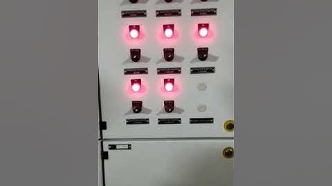 Control Panel CUM APFC Panel testing video // @helical // Mohali