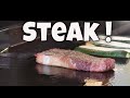 Easy Steak Recipe on the Blackstone Griddle