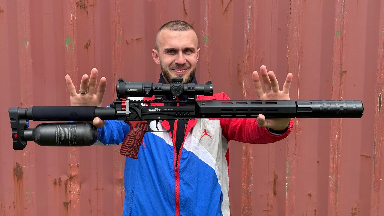 Эта пневматика ПРОСТРЕЛИТ РЕЛЬС!? Тест винтовки Эдган Леший 2