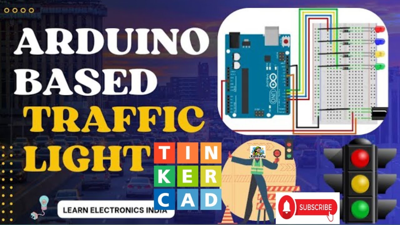 ๐ฆ Smart Traffic Light Control System using Tinkercad | Complete ...