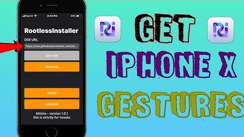 Get iPhone X Gestures on ANY iPhone iOS 12 - 12.1.2