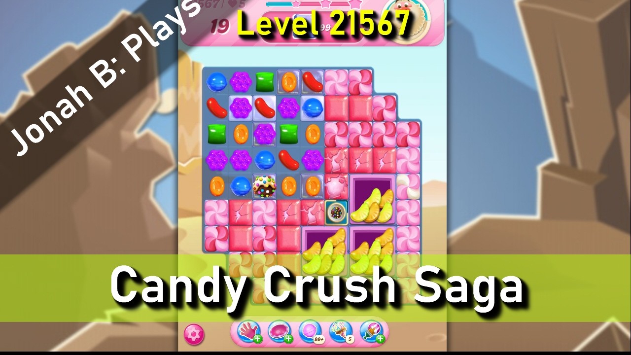 Candy Crush Saga Level 21567 - YouTube