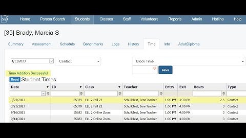 SiD Admin: Add Individual Attendance