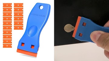 Remove Gum With This Plastic Razor Blades Scraper Tool