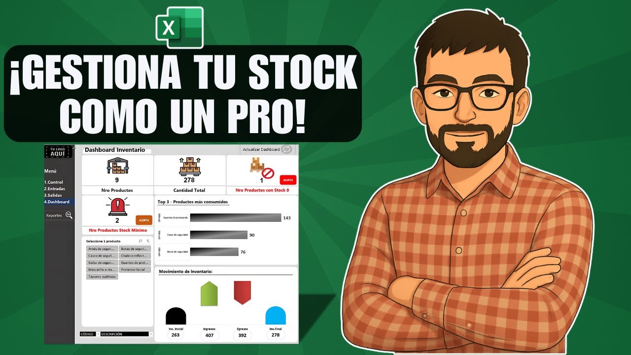 Control de stock en Excel automatizado