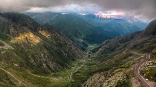 Timmelsjoch alpine road - from Austria to Italy