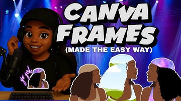 Canva HACK: Turn ANY Image into a CUSTOM FRAME!