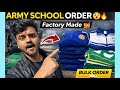 Army Public School Kalimpong Order 😳🔥 | School Tracksuit & T-Shirt Manufacturing