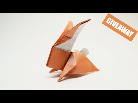 Easy Origami Rabbit (Yakomoga) - Origami easy