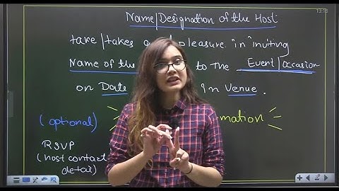 Invitation & Replies -How to write Invitations and replies | FORMAL & INFORMAL | Format & Body #cbse