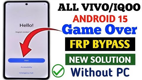 All Android 15 FRP Bypass || iQOO Neo 7 | FRP BYPASS Android 15 | Vivo Android 15 FRP Unlock || 