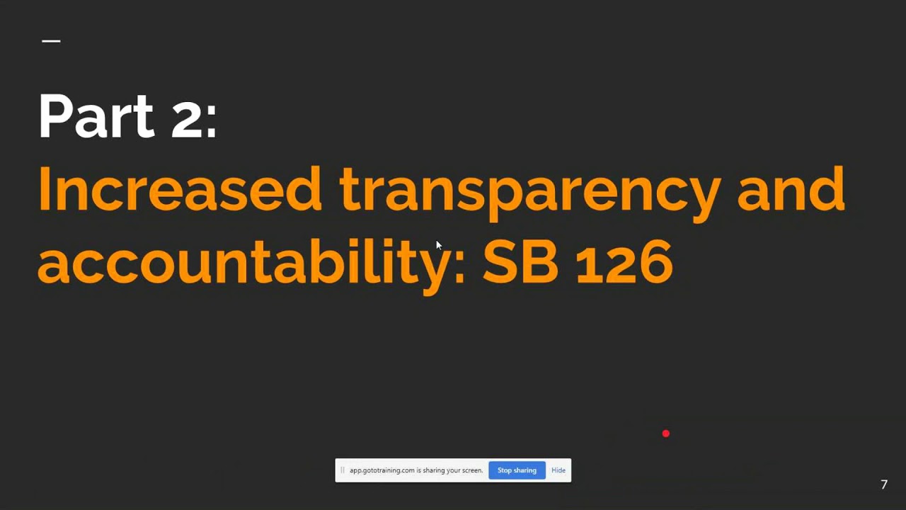 Webinar: California Charter School Accountability