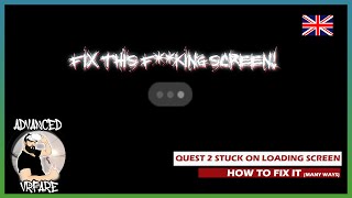 How to fix Quest 2 stuck on loading screen 3 white dots