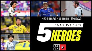 【今週の5ヒーローズ】オナイウ阿道、田中聡、エミルサロモンソン、家長昭博、大谷秀和｜4/6(火)～4/11(日)【2021明治安田生命J1リーグ】