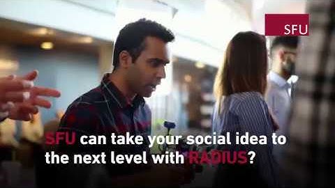 Take your social idea to the next level with RADIUS