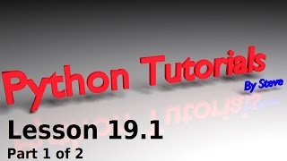 Python Tutorial v3.2.5 Lesson 19.1 - Rock Paper Scissors Development (1 of 2)