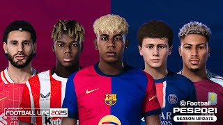 New Mega Facepack PES 2021 Season 2025 - football life 25