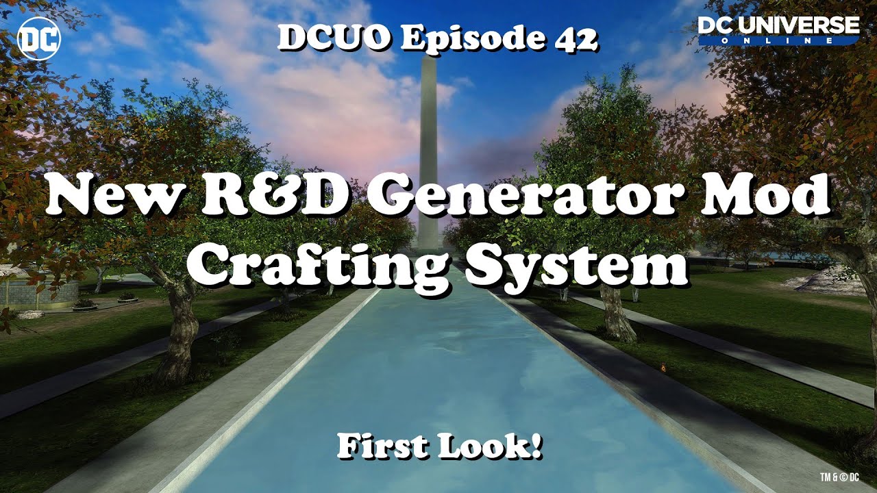 DCUO Test: Legion of Doom - New R&D Generator Mod System