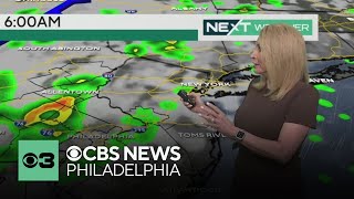 Stong, gusty storms arrive Thursday in Philadelphia region
