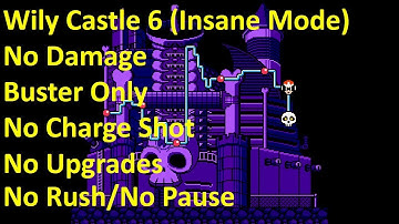 Wily Castle 6 (Insane Mode) - Perfect Run (No Damage, Buster Only) - Mega Man: Super Fighting Robot