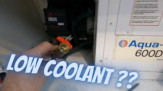 How to add coolant to Aqua Hot Systems.
