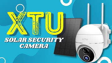 XTU 360° Wireless Outdoor Solar Security Camera in 2023