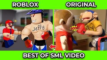 SML Movie vs SML ROBLOX: 1+ HOURS OF BEST SML VIDEOS ! Side by Side #11