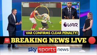 VAR ADMITS BLUNDER AS CLEAR PENALTY DENIED IN ARSENAL VS LIVERPOOL SHOWDOWN