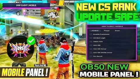DRIP CLIENT M590KILL FREE | HG CHEAT FREE MOBILE PANEL FREE| NO BAN NO BLACKLIST| FF MAX OB50