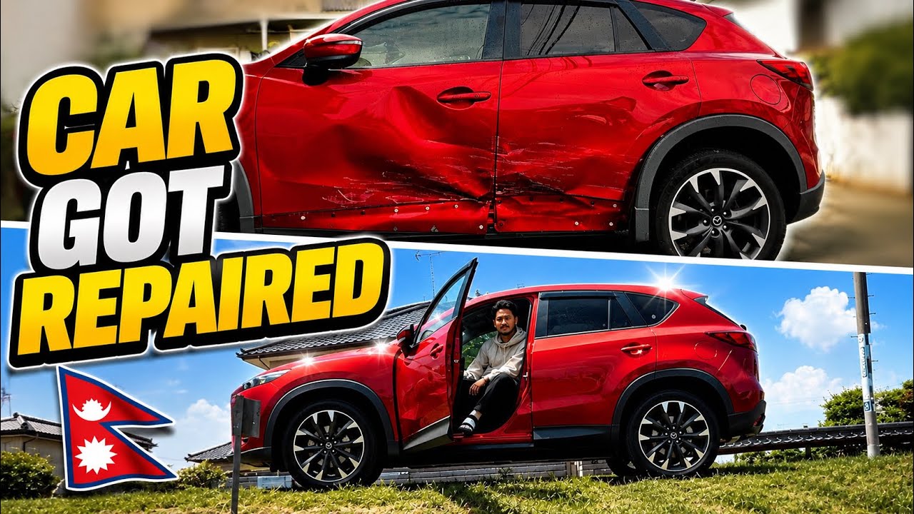 Finally, My Car Got Repaired After The Accident | Nepali In Japan