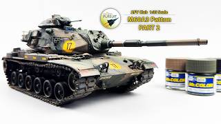 Scale Model Tank - M60A3 Patton -  Part 2 - Painting and Finish