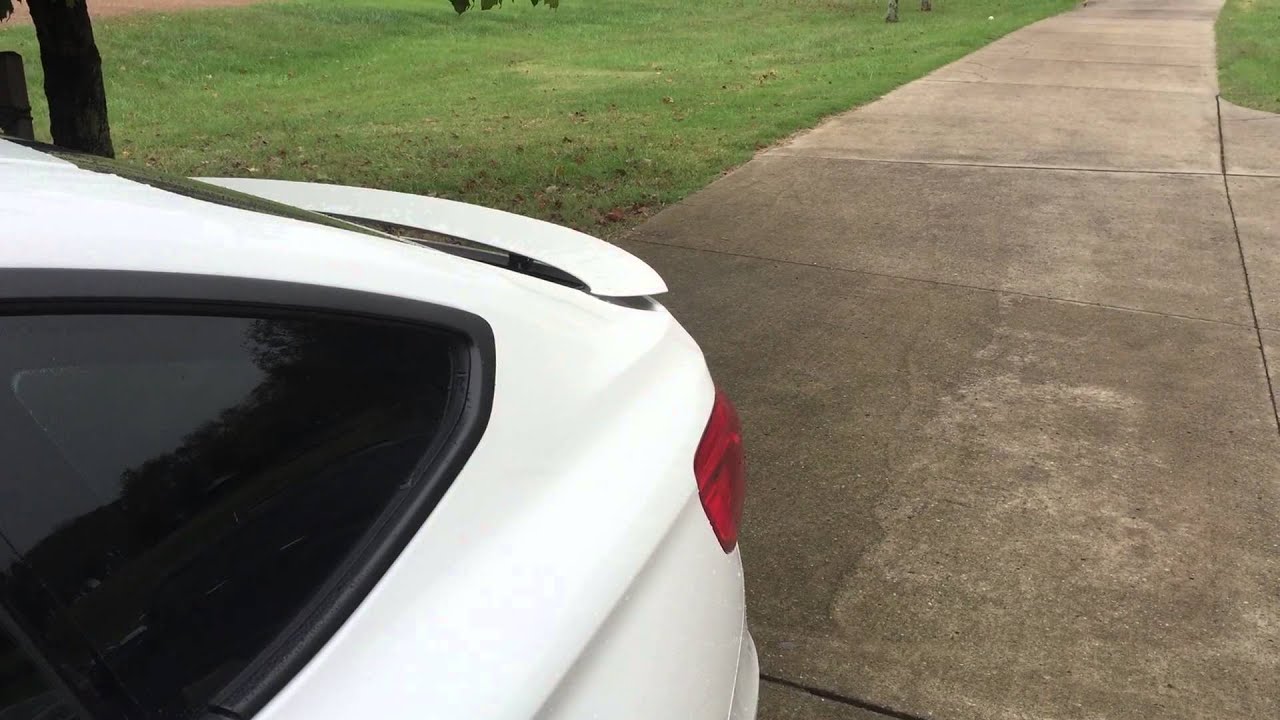 2014 BMW 328i GT Active Rear Spoiler - YouTube