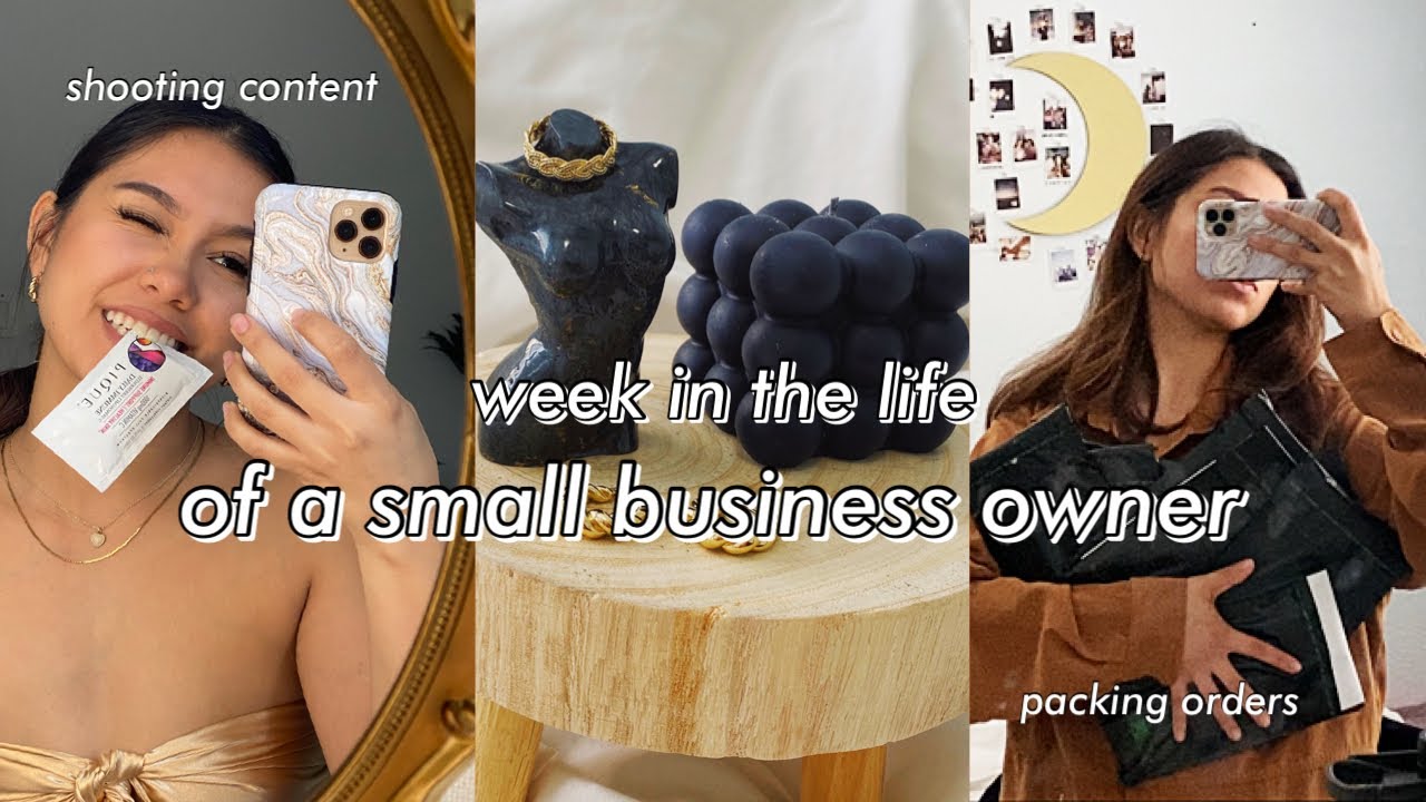 WEEK IN THE LIFE OF A SMALL BUSINESS OWNER: behind the scenes (+vaccine ...