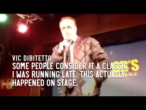 Some people consider it a classic. I was running late. THIS actually happened on stage.