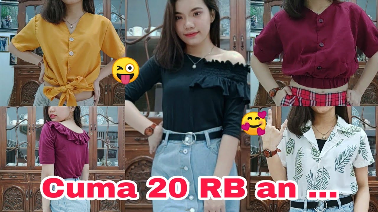 SHOPEE HAUL Borong  Baju  Korea  Termurah dan Terlaris 