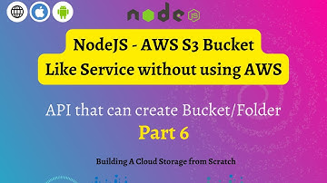 Creating Bucket/Folder/Directory in NodeJS using fs module  - NodeJS S3 Bucket Like Service - PART 6