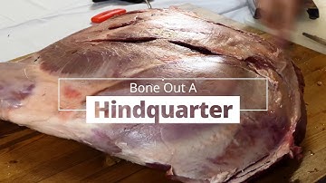 How To Bone Out A Hindquarter