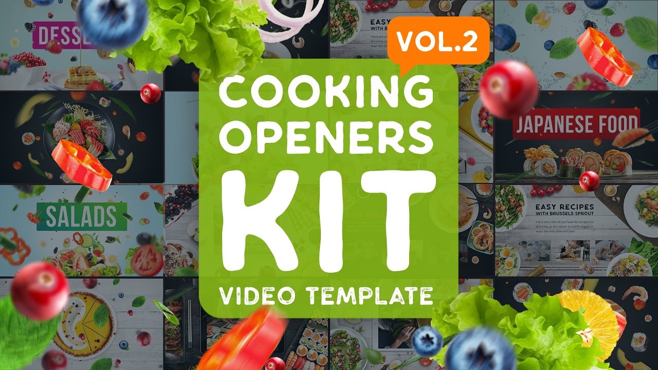 Cooking Intros / Openers - vol 2 | After Effects Template - YouTube
