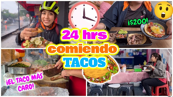 🌮24 HOURS OF EATING TACOS 🌶 BY BICYCLE! 🚲The most DELICIOUS ROUTE!😋 CHILLI CARITO