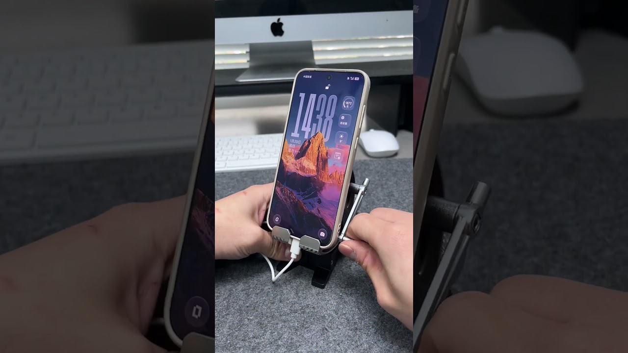 Mobile phone stands can also generate electricity!