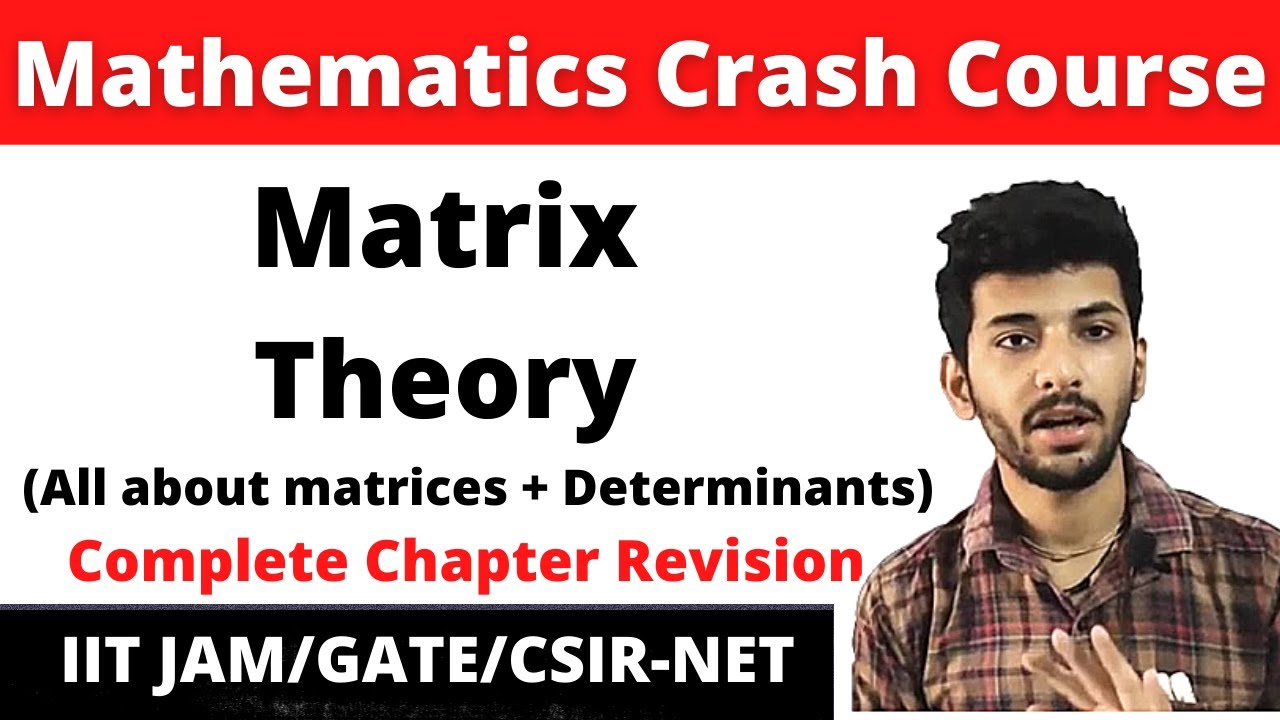 Matrix theory in Hindi Matrices One shot Matrices BSc IIT JAM