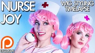 Nurse Joy Wig Styling Timelapse