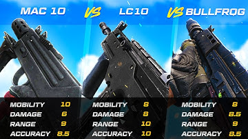 Mac-10 vs Bullfrog! Which Is the BEST SMG in Warzone?