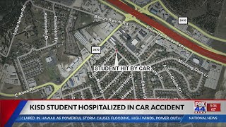 KISD Student Hospitalized in Car Accident
