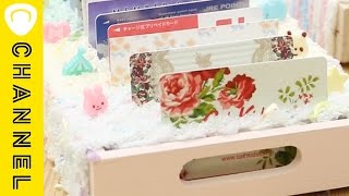 ポイントカード整理箱をDIY♪ DIY ♪ point card arrangement box