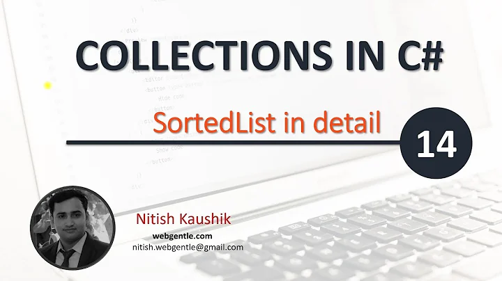 (#14) SortedList in C#  | Collection fundamentals using .Net Core