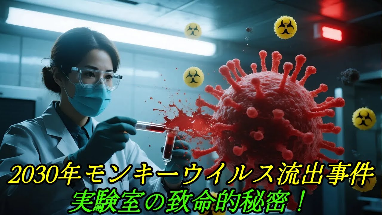 2030年モンキーウイルス流出事件 - 実験室の致命的秘密! 科学者の正義追求 #スリラー #ミステリー