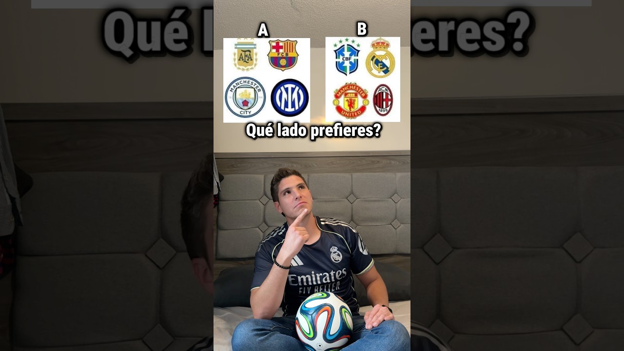 Difícil elección ⚽️🤔 