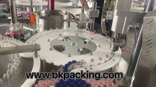 Vial Unscrambler with Auto Label Feeding | High-Speed Bottle Sorting &amp; Labeling System